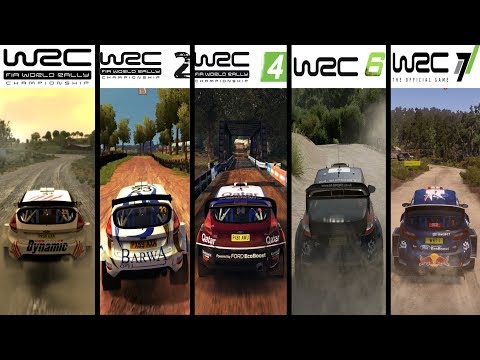 WRC vs WRC 2 vs WRC 3 vs WRC 4 vs WRC 5 vs WRC 6 vs WRC 7 - Gameplay Comparison HD