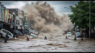 Download lagu Detik-Detik Banjir Bandang Cisurupan Garut! Cibojong & Barukai Lumpuh Disapu Arus Deras! mp3