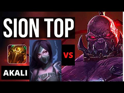 Thebausffs playing Sion vs AKALI TOP