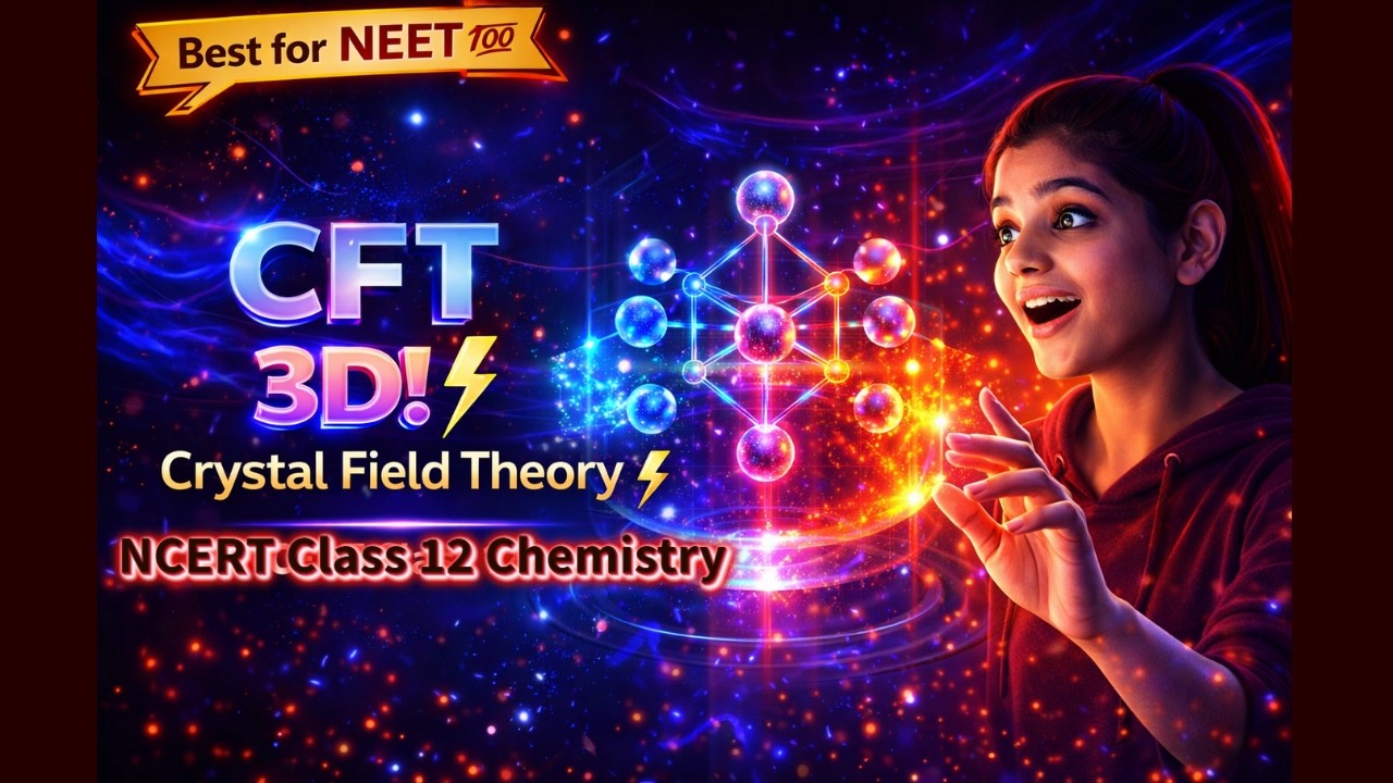 CBSE Class 12 Chemistry, Coordination Compounds – 6, Crystal Field Theory