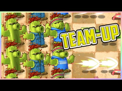 CACTUS TEAM UP - Pvz2 MOD