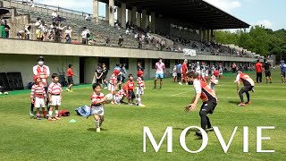 「やまのべラグビー教室50周年記念イベント」（2022年6月12日）