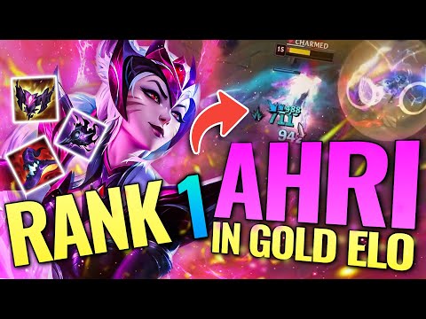 Rank 1 Ahri mid visits Gold Elo to teach you how to carry