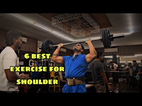 6 Best Exercises for Massive Shoulders | Full Shoulder Workout