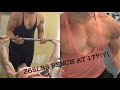 17 Y/O Push Day/ 365LBS Bench PR/ Aesthetic Teen Physique