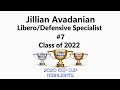 Jillian Avadanian #7 Libero/DS