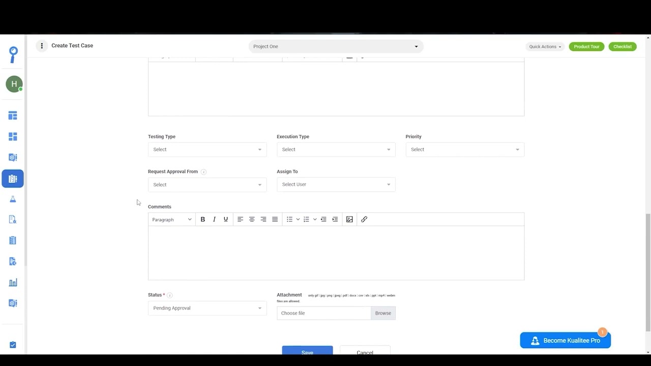 Test Management: Creating Test Cases