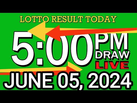 LIVE 5PM LOTTO RESULT TODAY JUNE 05, 2024 #2D3DLotto #5pmlottoresultjune5,2024 #swer3result