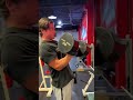 Bicep Curling 80Lb Dumbells for reps (Cheat)