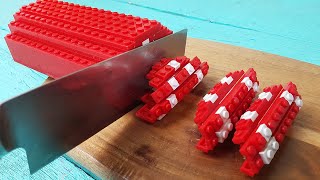 Lego Gyudon / Lego In Real Life / Stop Motion Cooking & ASMR