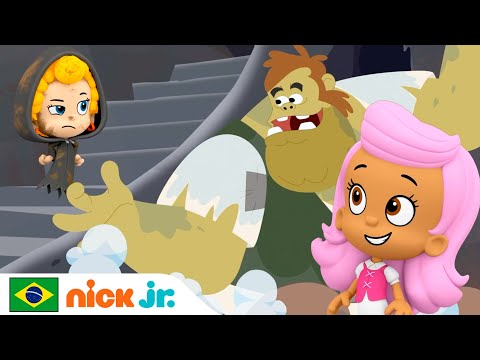 Capa de Bubble Guppies | O Reino dos Limpos ficou sujo! | Nick Jr. em Português