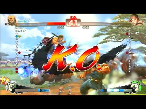 SSF4 Rank Match  Bullcat (GK)  vs  Ryukichikun (RY)
