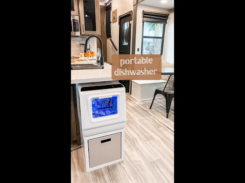 Portable Countertop Dishwasher #rvlife #42V13 #toyhauler #nomads