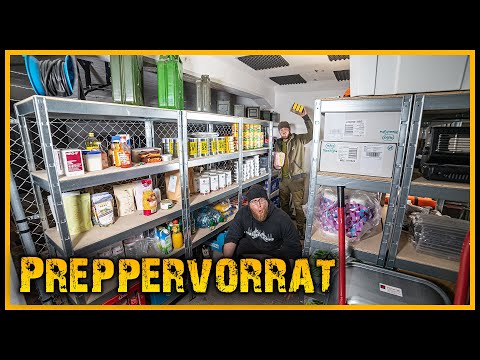 Der Prepper Bunker [S01/E14] - Bunker-Badezimmer und Vorräte - Survival Krisenvorsorge