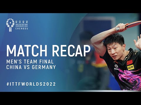 2022 ITTF World Team Championships: Men's Final Recap | China vs. Germany