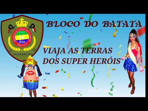 BLOCO DO BATATA SÁBADO  2026