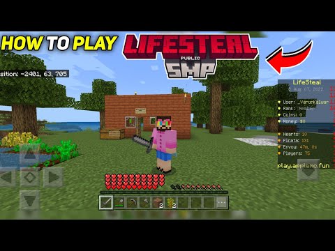 How To Play Lifesteal SMP In Minecraft Pe