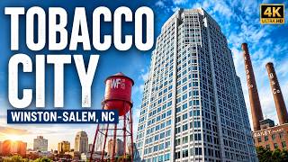 Winston-Salem: The North Carolina City Tobacco Built | 4K Aerial Documentary
