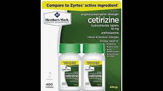 Member's Mark Aller Zyr, Cetirizine