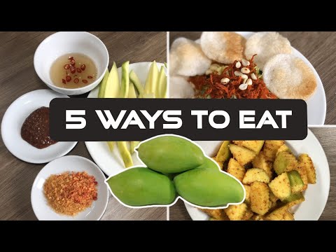 5 Ways To Eat Green Mango | So Yummy | Green Mango Recipes