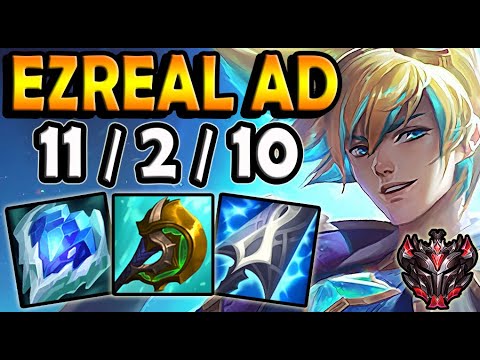 Ezreal ADC vs Xayah - EUW Grandmaster Patch 11.17 ✅
