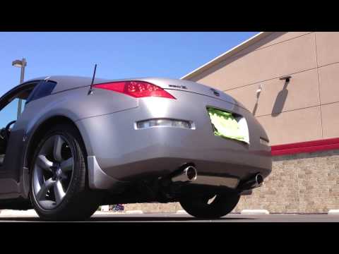 Nissan 350Z HR  Nismo S-tune exhaust w/ Stillen Y-pipe sounds