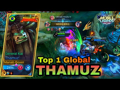 THAMUZ NEW META BUILD 2022 |THAMUZ LIFESTEAL WITH WTF DAMAGE✓TOP 1 GLOBAL THAMUZ GAMEPLAY ~MLBB