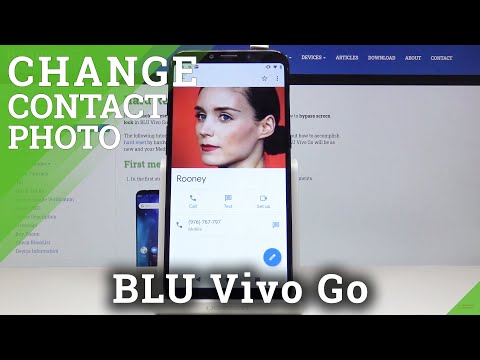 How to Personalize Contacts in BLU Vivo Go - Add Picture to Contact