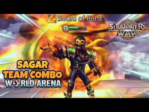 Sagar Team Combo in World Arena Ep. 4 - Summoners War