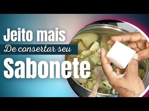 Learn how to fix soap using a loofah sponge.