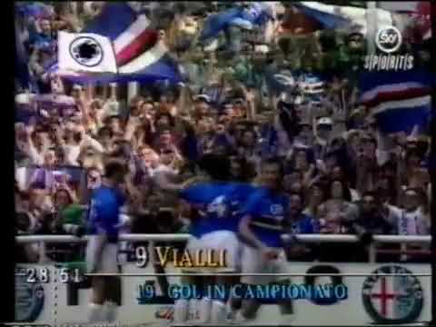 1990/91 - Serie A - Sampdoria - Lecce 3 - 0 e festa scudetto