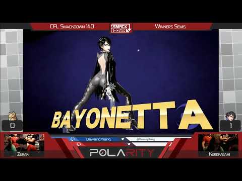 CFL Smackdown 140 WiiU - Zurak (Fox) vs Kurokagami (Bayonetta) - Winners Semis