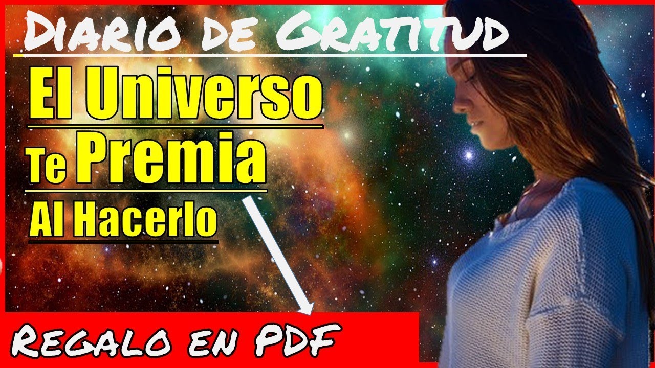 ✔️✔️ Thank the UNIVERSE with a GRATITUDE Journal (FREE PDF) 🙏 🙏