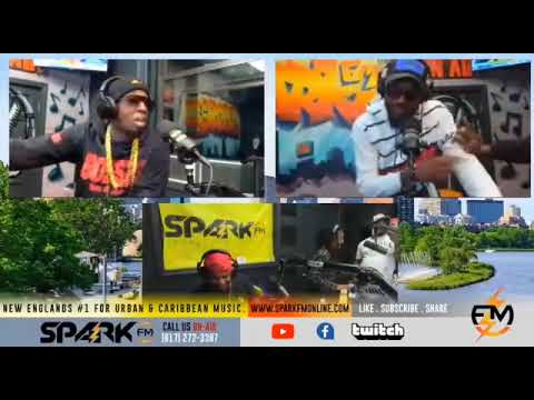Verseewild 🇧🇧 & Squid 🇺🇸 Freestyle in Boston on Spark FM.
