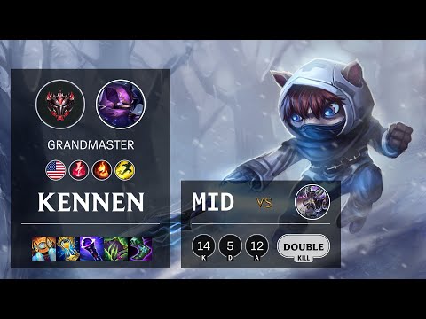Kennen Mid vs Kassadin - NA Grandmaster Patch 11.16
