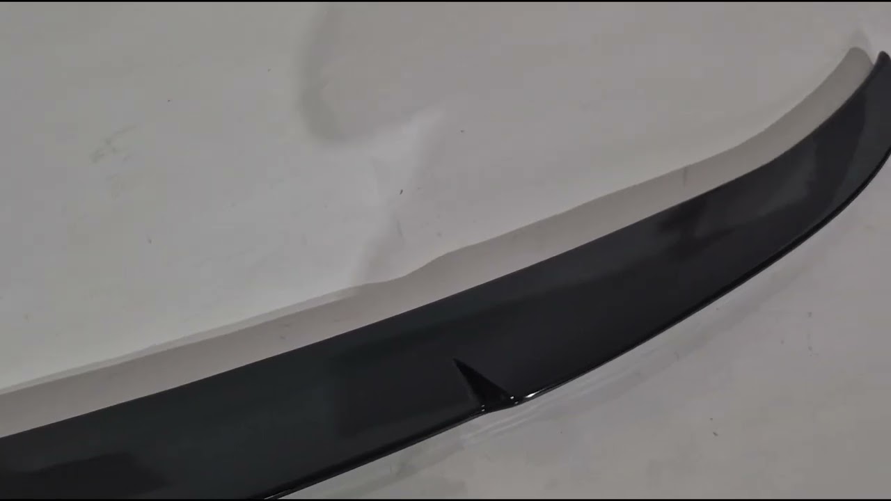 BMW 5 Series E60/E61 2003-2010 Spoiler M4-Style V-2 (Czarny Połysk) Video 1