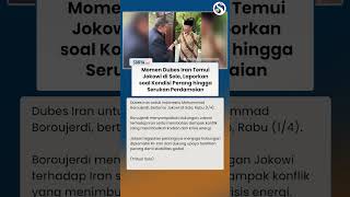 Momen Dubes Iran Temui Jokowi di Solo, Laporkan soal Kondisi Perang Vs AS-Israel