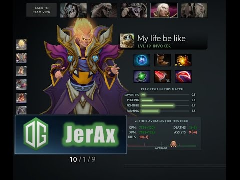 Dota 2 Rank Match | JerAx . Invoker | Invokerdays !