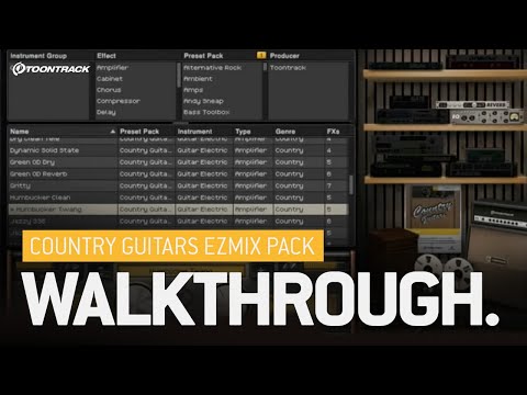 Country Guitars EZmix Pack – Walkthrough