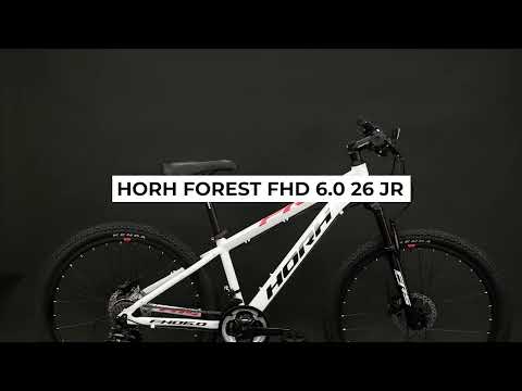 Велосипед HORH FOREST FHD 6.0 26 JR (2023) White-Black-Red