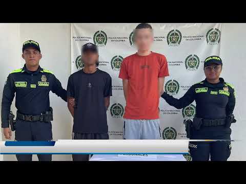 DOS SUJETOS CAPTURADOS POR LESIONES PERSONALES EN EL PASO, CESAR