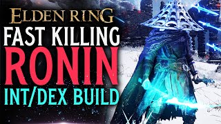 Elden Ring RONIN Intelligence/Dexterity Build Guide! MID-END GAME BUILD!