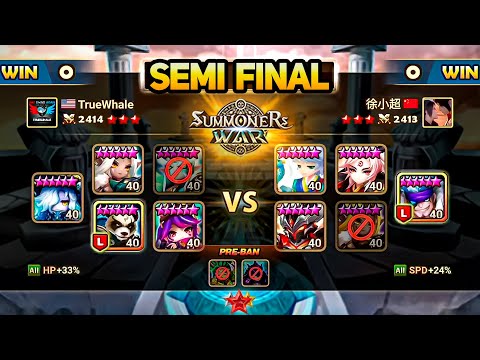 TRUEWHALE vs XXC. Legend Tournament Season 20 SEMI FINAL (BO3) - Summoners War