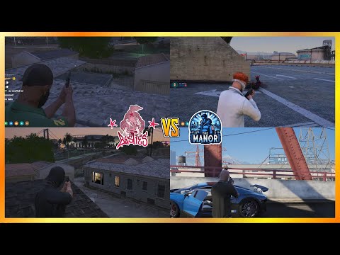 Big Manor Gang Counters Besties Bank Truck At Cypress (Multi POVs) | NoPixel 4.0 GTA RP