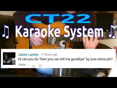 Joss Stone - Then You Can Tell Me Goodbye KARAOKE GUITAR REQUEST