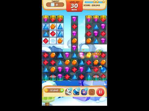 Jewel Match King Level 297 - Walkthrough ( No Booster )