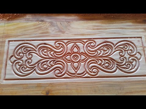Canal Carty Wooden Square Design Cutting | Bedroom Woodworking Project CNC Machine Cutting Made