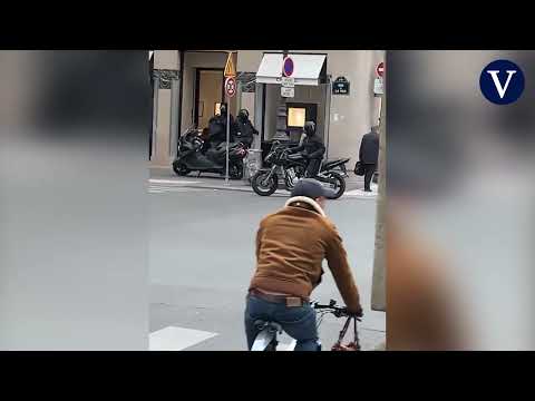 Four motorcyclists armed with AK-47s committed a multi-million dollar robbery at a Chanel store i...