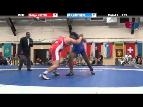 97 KG QF - Phillipp Hutter (SUI) vs Hav Youdhvir (IND)