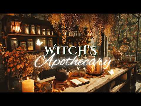 (NO MID-ROLL ADS) Cozy Autumn Witch’s Apothecary | Fantasy Music & Magical Ambience